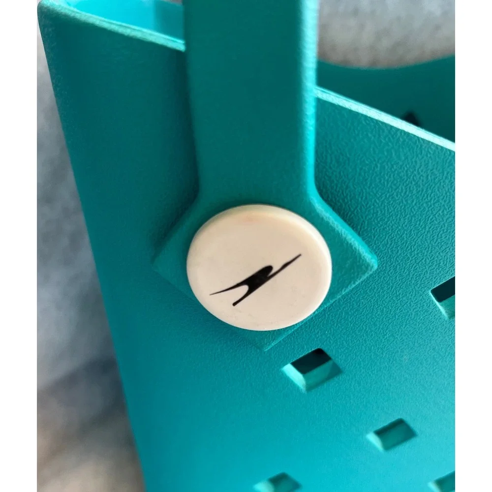 ALDI Teal Tote Bag Bucket Style Beach Pool Poolside‎ Travel Casual